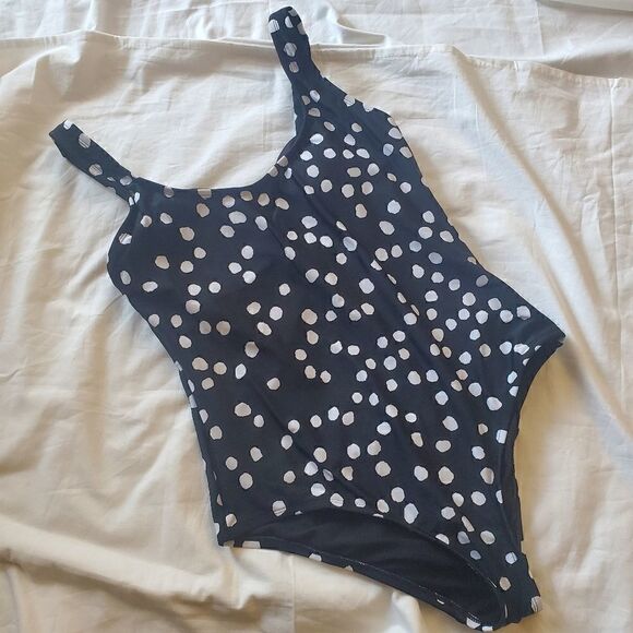 Kona Sol Black Polkadot Swimsuit M - Picture 12 of 12